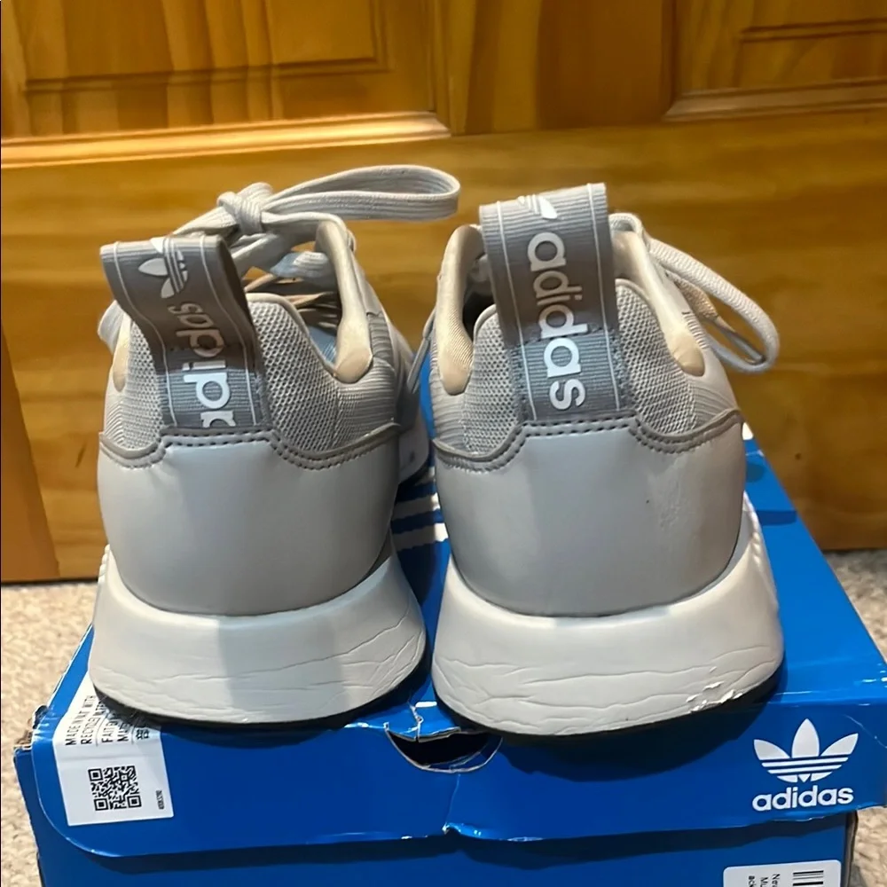Adidas Multix Gray & White Sneakers - Picture 5 of 13